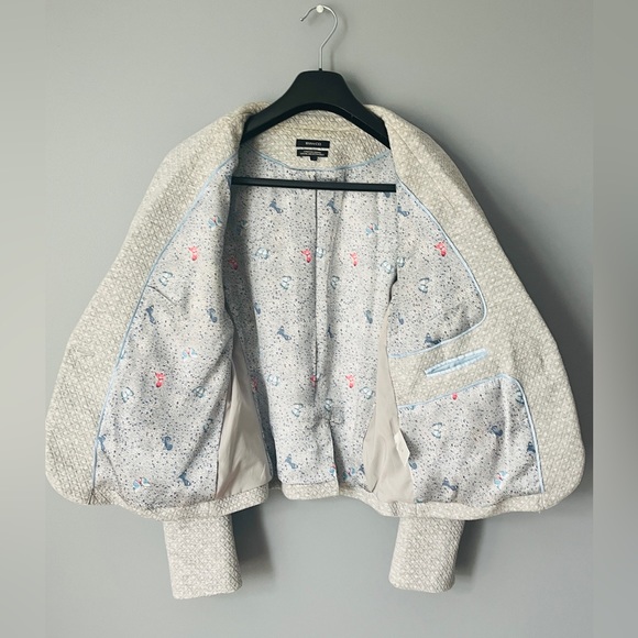 Light gray short style blazer - Picture 2 of 4